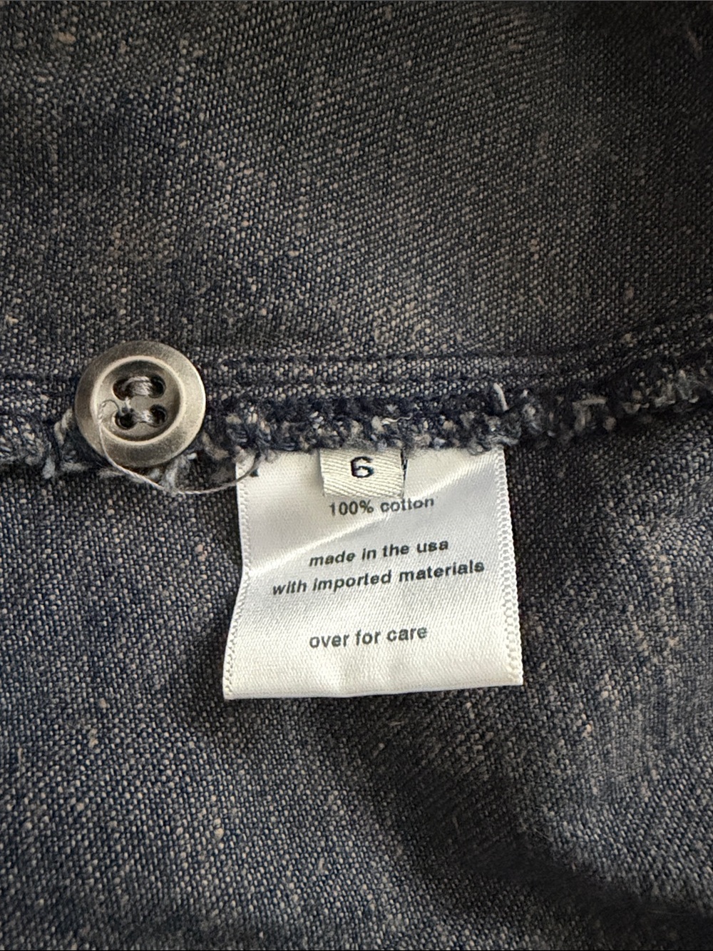 Rachel Comey Mesita Denim Button-Front Midi Dress - Blue - Picture 6 of 6
